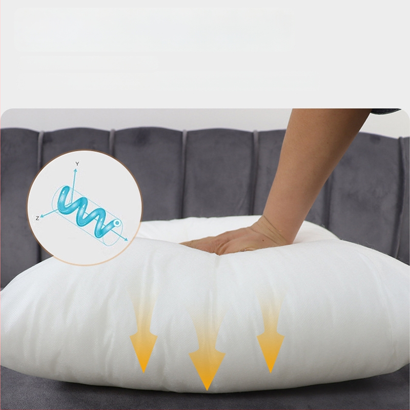 PP medvilnės pagalvės branduolys, nešluostos audinio uždanga, stačiakampis branduolys, prisitaikantis, šiuolaikiškas minimalistinis stilius