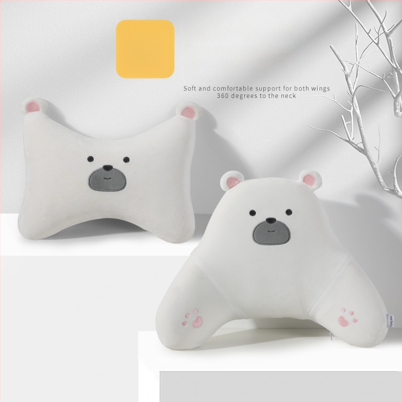 Autopealse padi mäluvaht, plüüsist kate, karikatuurne karu motiiv, universaalne nelja aastaaja kasutamiseks