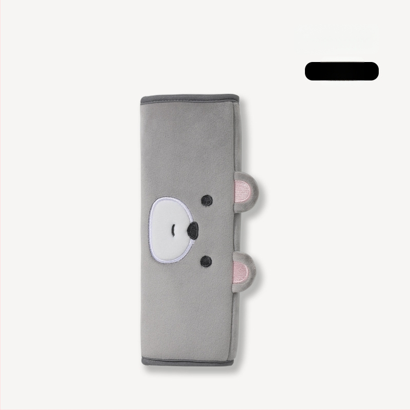 Autopealse padi mäluvaht, plüüsist kate, karikatuurne karu motiiv, universaalne nelja aastaaja kasutamiseks