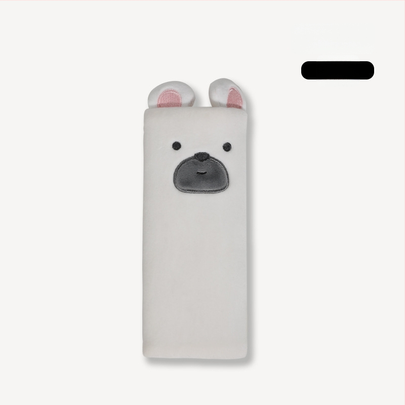 Autopealse padi mäluvaht, plüüsist kate, karikatuurne karu motiiv, universaalne nelja aastaaja kasutamiseks