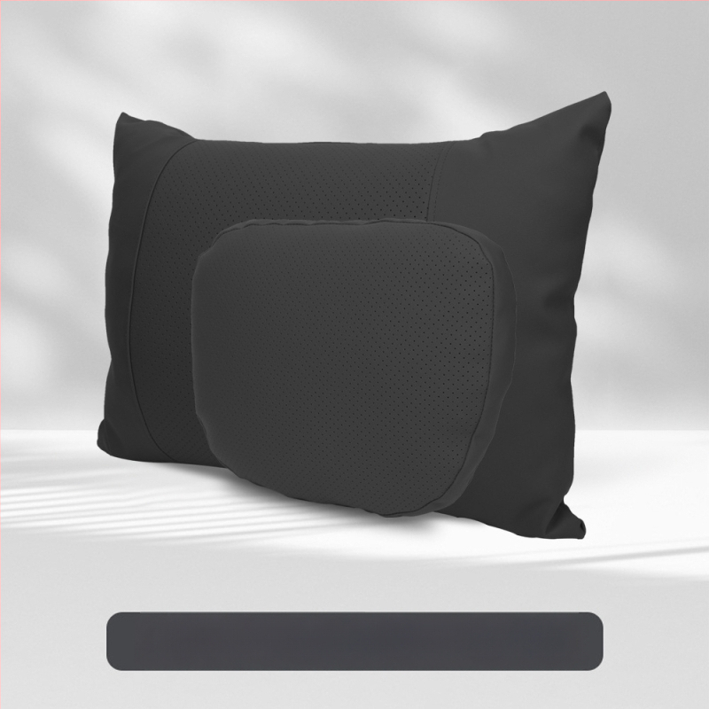 Autopeapadi kaela tugi ja nimmepiirkonna tugi, universaalne sobivus, kunstnahast kate, Dupont puuvillane täidis