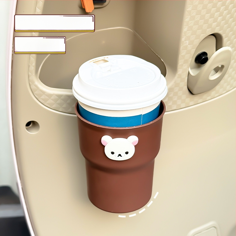 Auto jookide hoidja – universaalne mudel, PP materjal, auto peale kinnitatav, kaasaskantav jookide hoidja