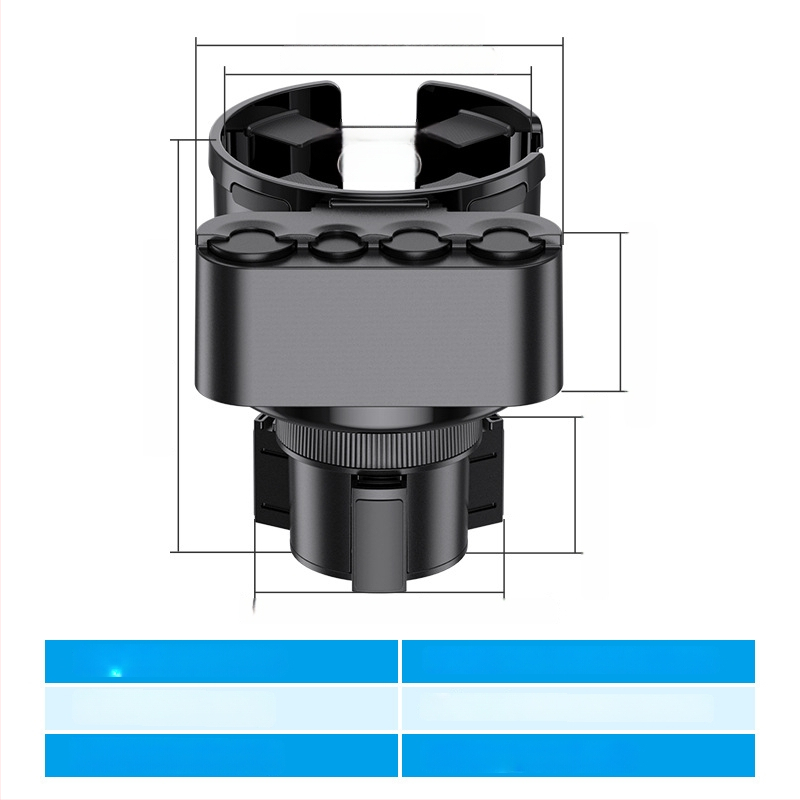 Shunwei SD-1039 Auto tassihoidik – ABS/PC, Ühilduv originaalse tassihoidjaga, Kohandatav