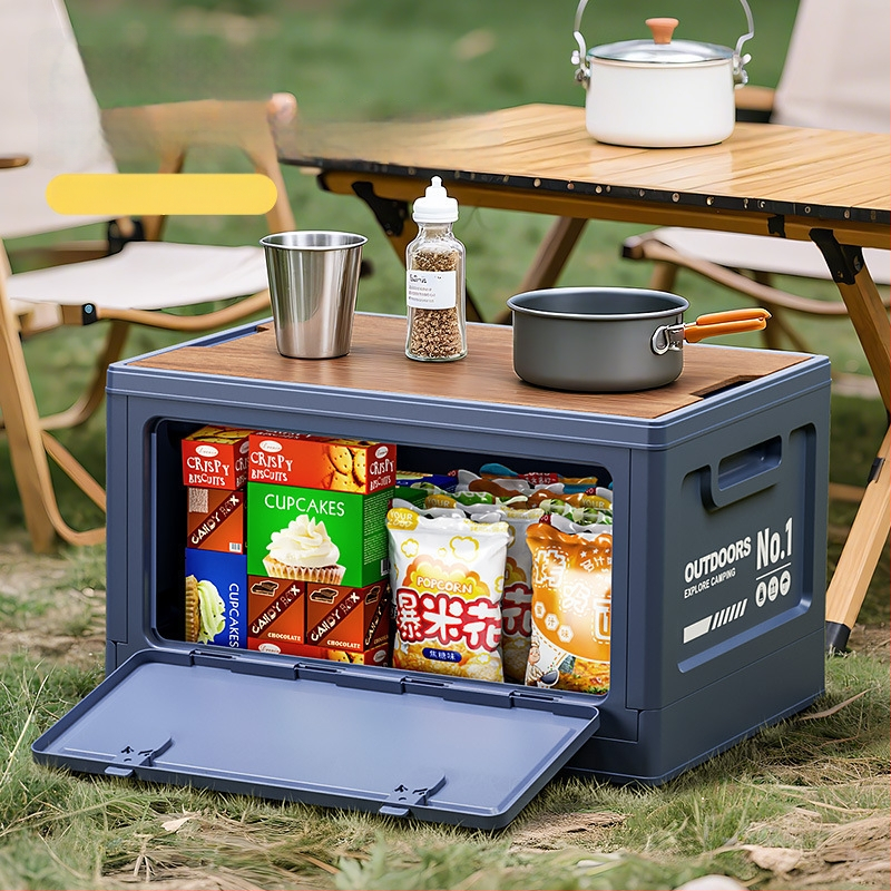 Sulankstoma dviejų durelių laikymo dėžė auto bagažinei, 20–30 L, plastikas (PP)