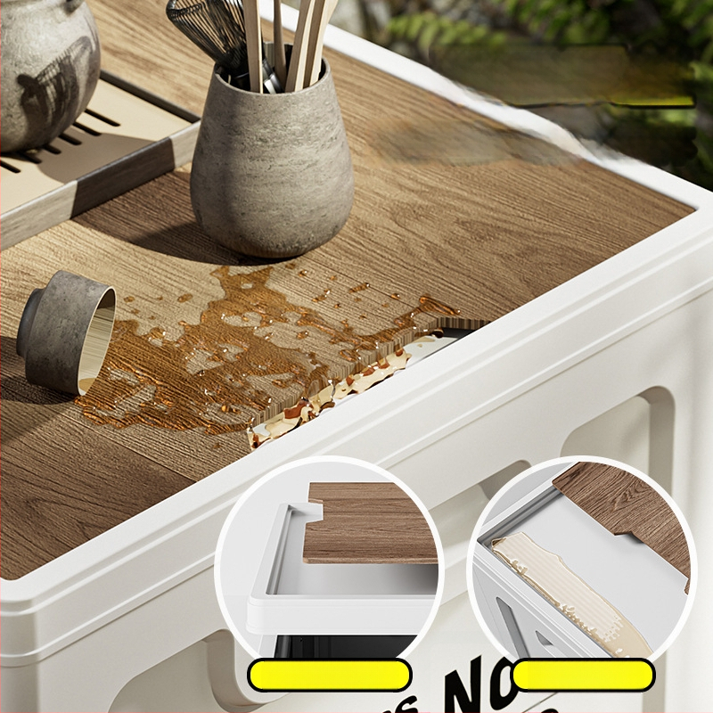 Sulankstoma dviejų durelių laikymo dėžė auto bagažinei, 20–30 L, plastikas (PP)