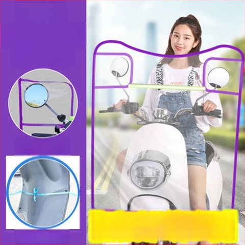 PVC vėjo deflektorius – priekinis skydelis mažam elektriniam transporteriui