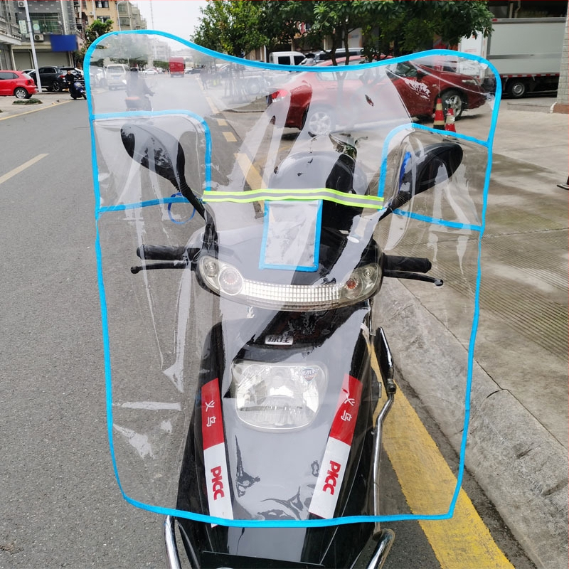 PVC vėjo deflektorius – priekinis skydelis mažam elektriniam transporteriui