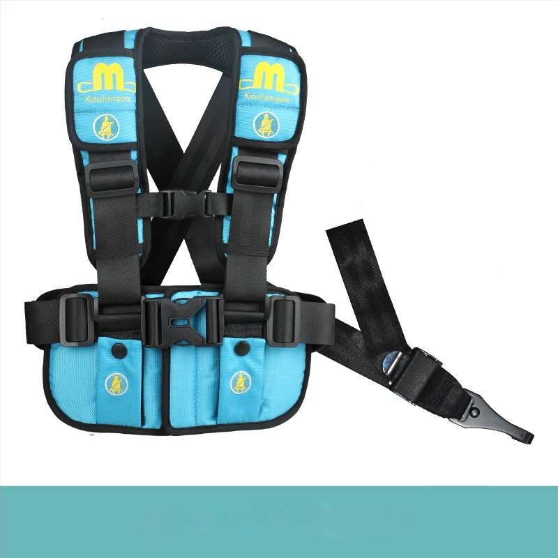 Daugiakomponentė kelioninė saugos liemenė su išimama diržine, poliesteris, 0,95 kg, tinkama 10-36 kg