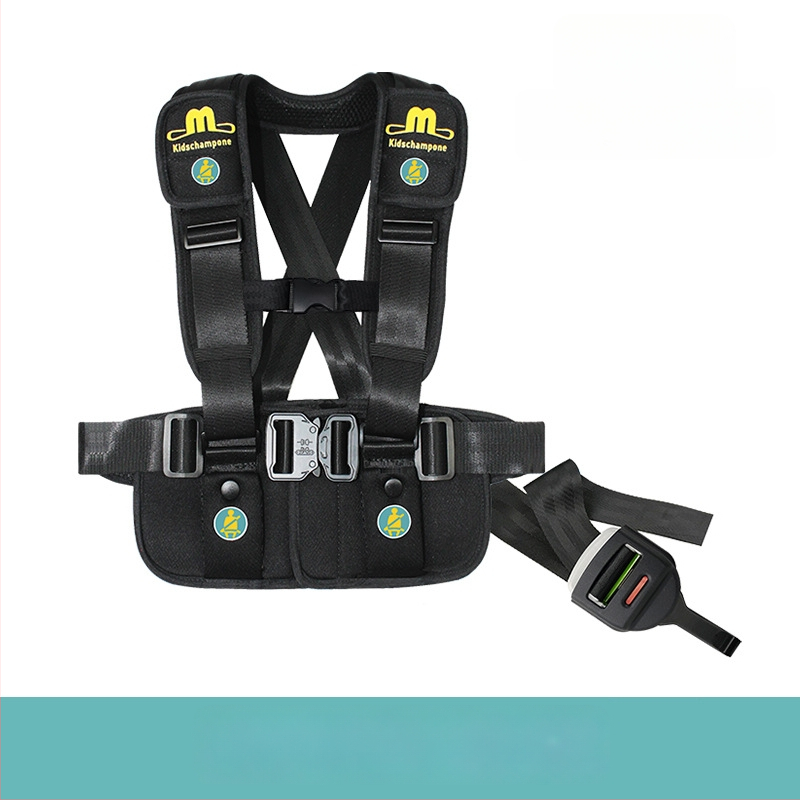 Daugiakomponentė kelioninė saugos liemenė su išimama diržine, poliesteris, 0,95 kg, tinkama 10-36 kg