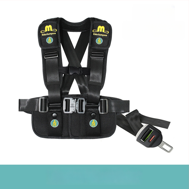 Daugiakomponentė kelioninė saugos liemenė su išimama diržine, poliesteris, 0,95 kg, tinkama 10-36 kg