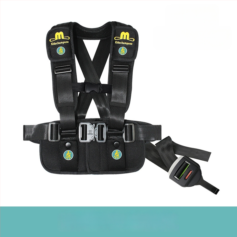 Daugiakomponentė kelioninė saugos liemenė su išimama diržine, poliesteris, 0,95 kg, tinkama 10-36 kg