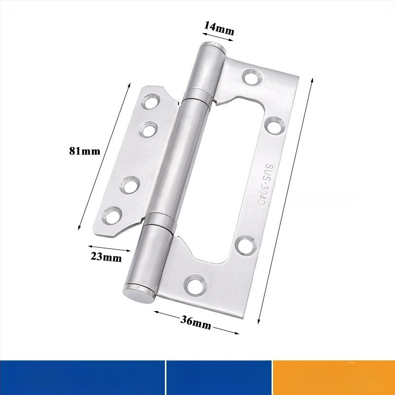 Durų vyris iš nerūdijančio plieno – Asabie, šiuolaikiškas minimalistinis stilius, elektroplatinė danga