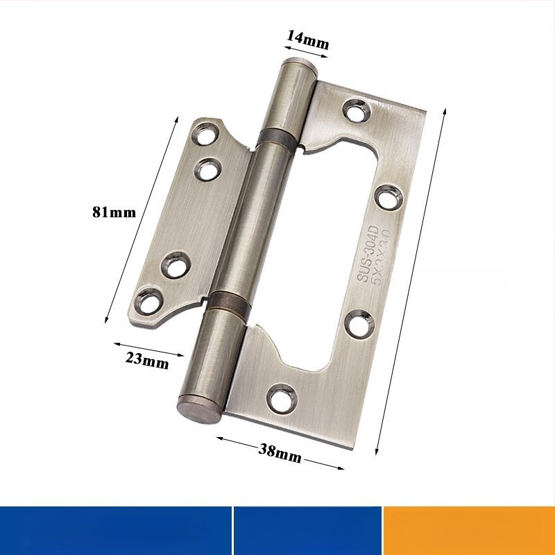 Durų vyris iš nerūdijančio plieno – Asabie, šiuolaikiškas minimalistinis stilius, elektroplatinė danga