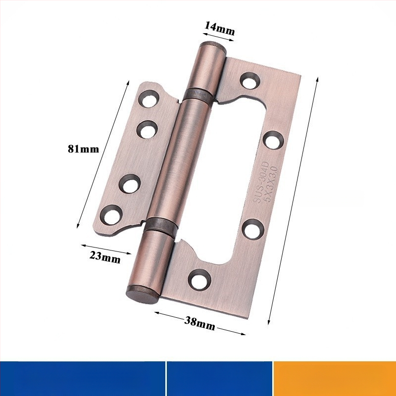 Durų vyris iš nerūdijančio plieno – Asabie, šiuolaikiškas minimalistinis stilius, elektroplatinė danga