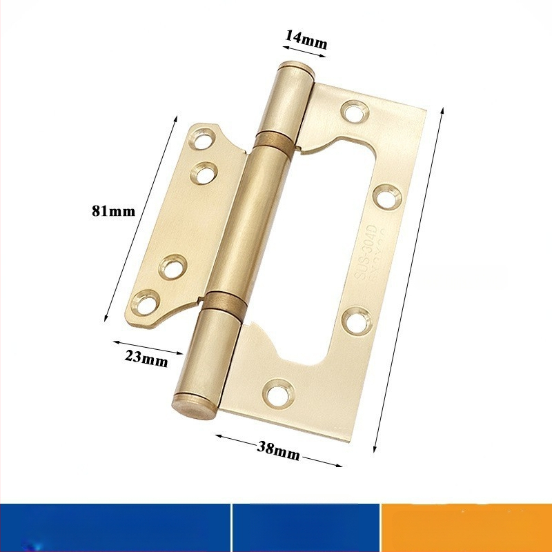 Durų vyris iš nerūdijančio plieno – Asabie, šiuolaikiškas minimalistinis stilius, elektroplatinė danga