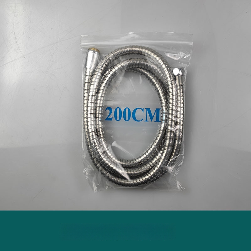 Dušo žarna iš nerūdijančiojo plieno lydinio su vario šerdimi, modelis Geying 0024, nominalus slėgis 1.0 MPa, darbinė temperatūra 0–90°C