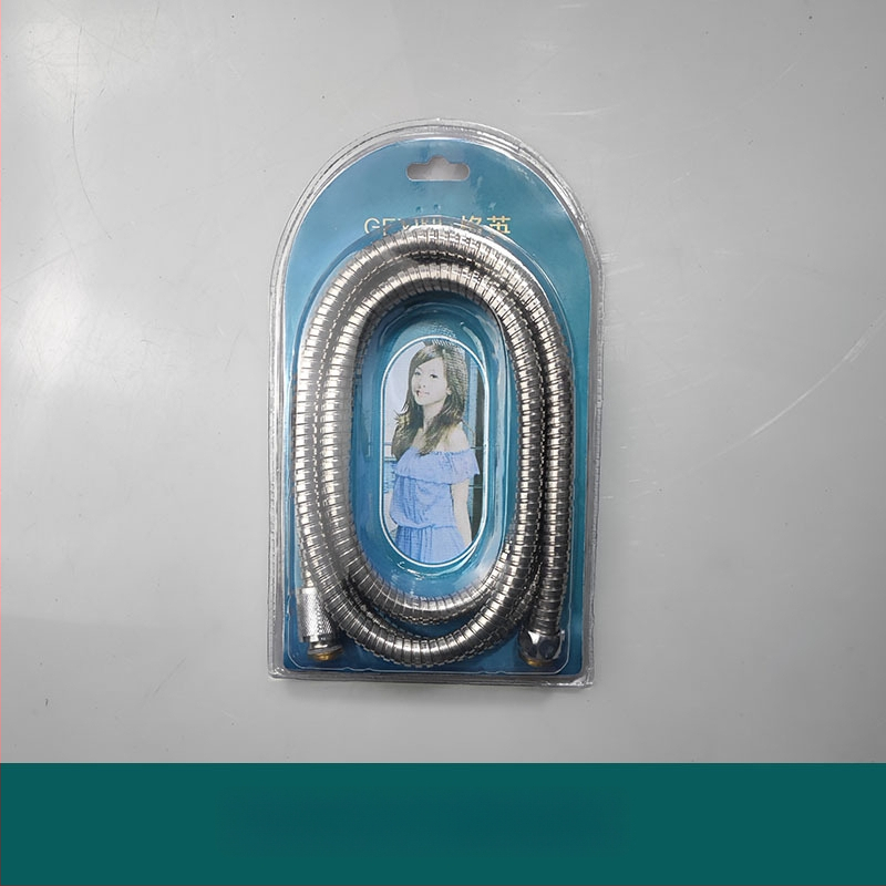 Dušo žarna iš nerūdijančiojo plieno lydinio su vario šerdimi, modelis Geying 0024, nominalus slėgis 1.0 MPa, darbinė temperatūra 0–90°C