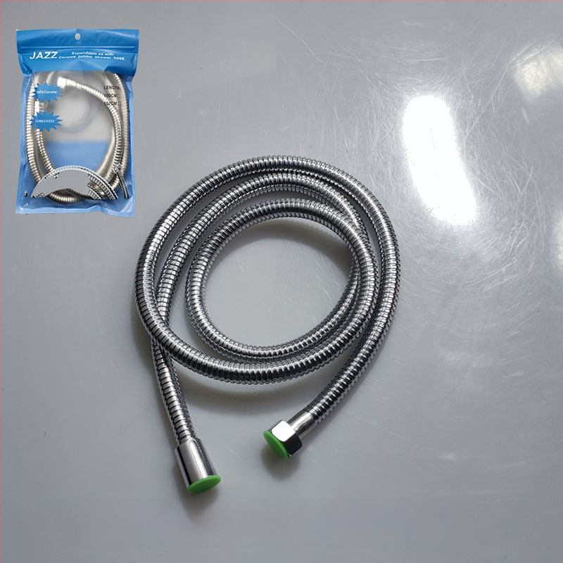 Dušo žarna iš nerūdijančiojo plieno lydinio su vario šerdimi, modelis Geying 0024, nominalus slėgis 1.0 MPa, darbinė temperatūra 0–90°C