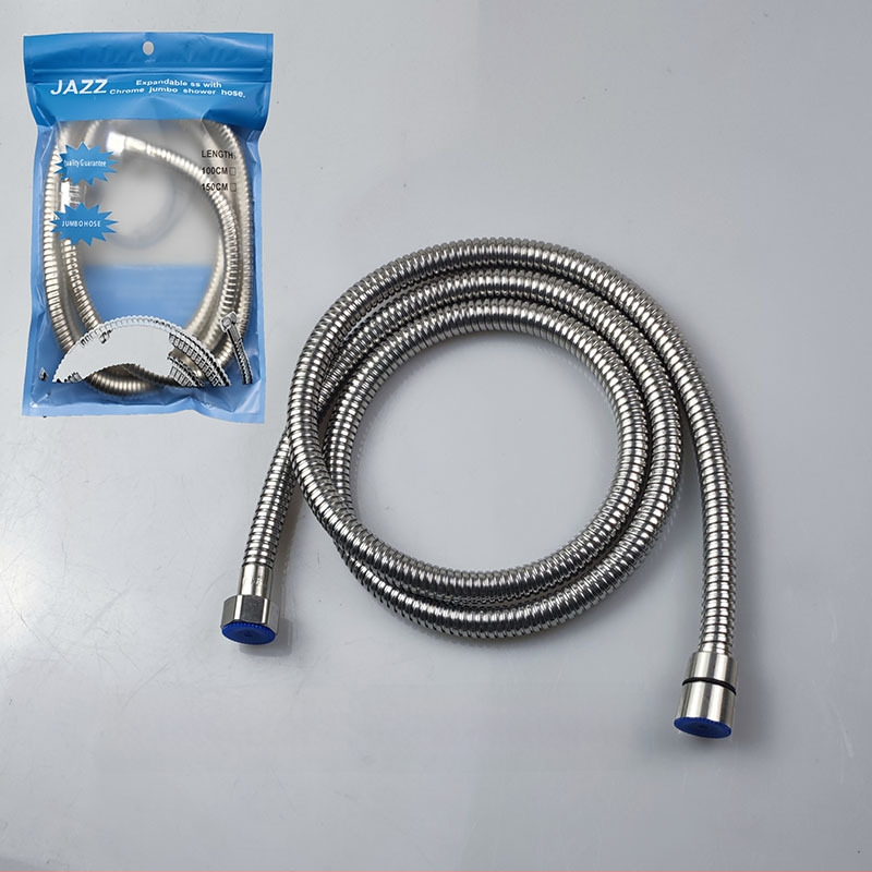 Dušo žarna iš nerūdijančiojo plieno lydinio su vario šerdimi, modelis Geying 0024, nominalus slėgis 1.0 MPa, darbinė temperatūra 0–90°C