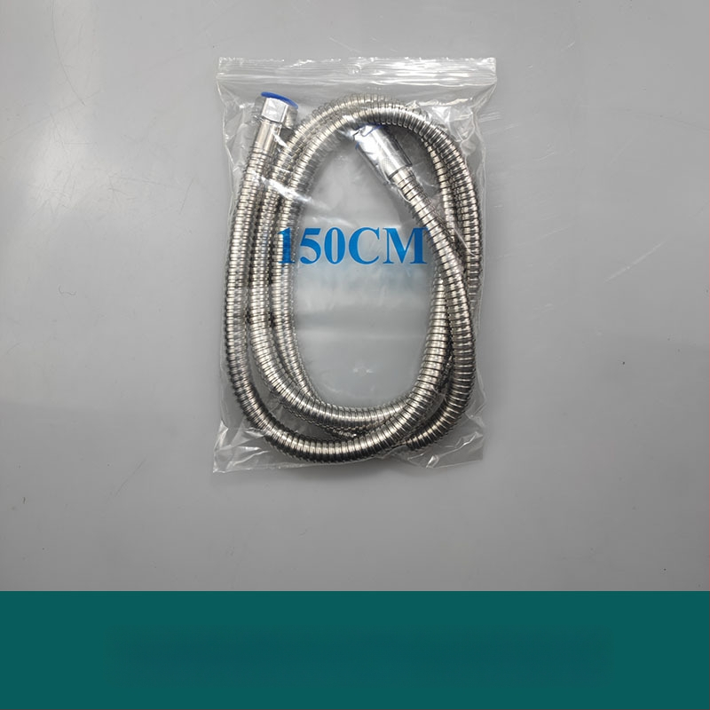 Dušo žarna iš nerūdijančiojo plieno lydinio su vario šerdimi, modelis Geying 0024, nominalus slėgis 1.0 MPa, darbinė temperatūra 0–90°C