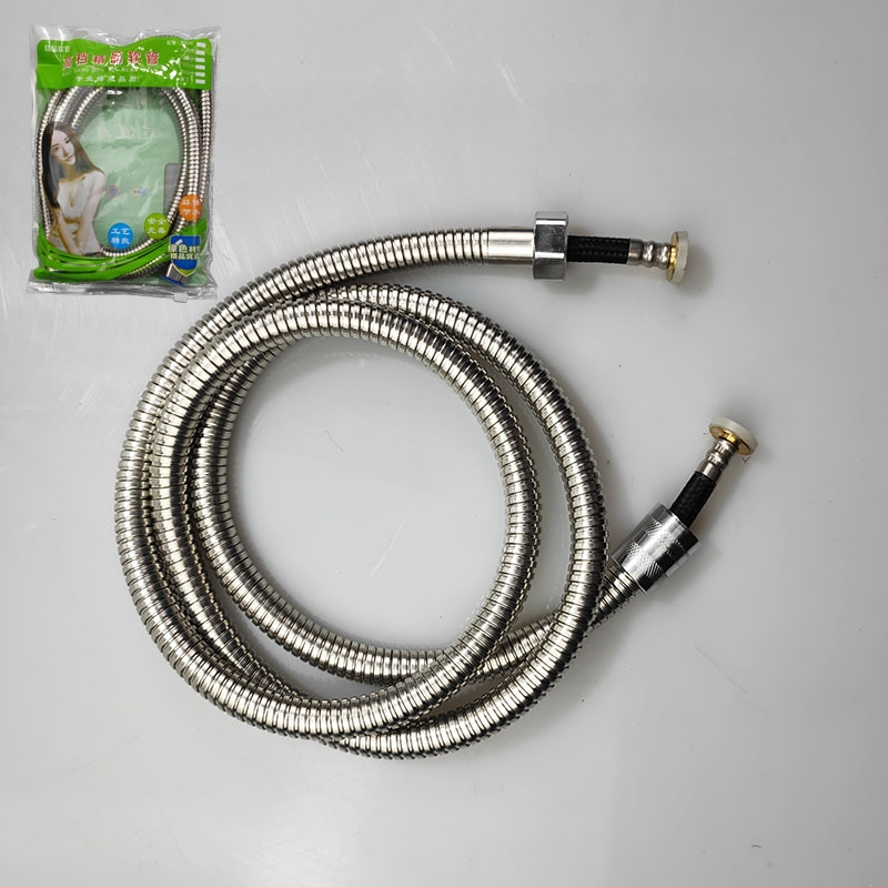 Dušo žarna iš nerūdijančiojo plieno lydinio su vario šerdimi, modelis Geying 0024, nominalus slėgis 1.0 MPa, darbinė temperatūra 0–90°C