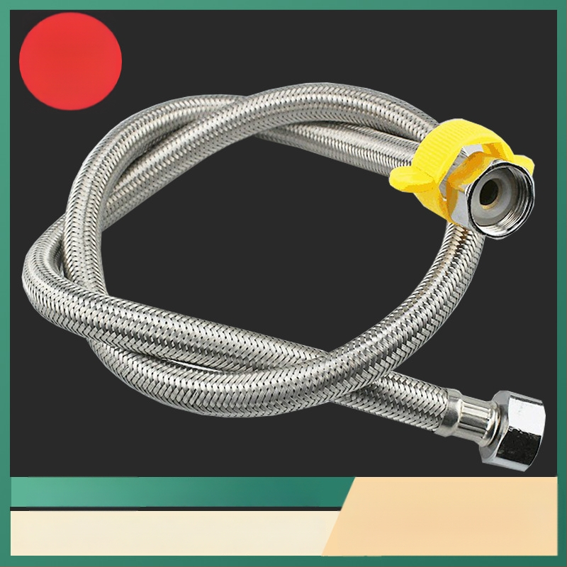 Audiniais nerūdijančio plieno žarna vandens tiek įėjimo į boilerį, praustuvę ir tualetę (Modelis: Braided tube; Medžiaga: 304 nerūdijantis plienas; Slėgis: 1,6 MPa; Darbinė temperatūra: 100°C; Diegimas: rankinis)