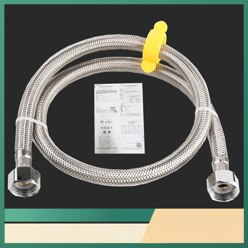 Audiniais nerūdijančio plieno žarna vandens tiek įėjimo į boilerį, praustuvę ir tualetę (Modelis: Braided tube; Medžiaga: 304 nerūdijantis plienas; Slėgis: 1,6 MPa; Darbinė temperatūra: 100°C; Diegimas: rankinis)