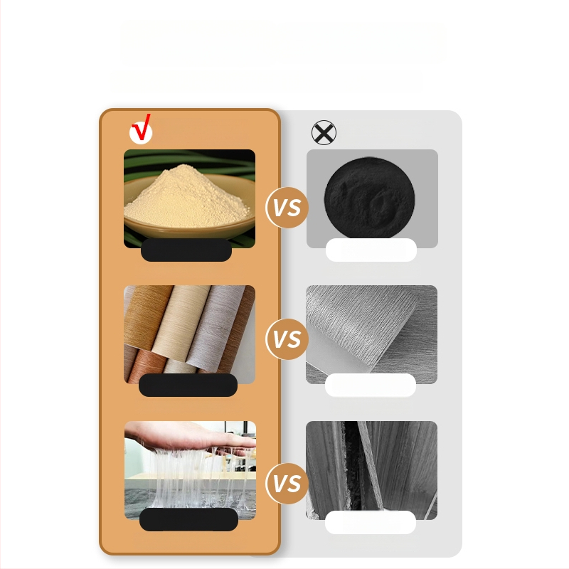 Medžio fanerinis sienos panelė su bambuko pluoštu ir bambuko anglimis, be siūlių fono – modelis Wood veneer, stilius Seamless, prekė Yiming