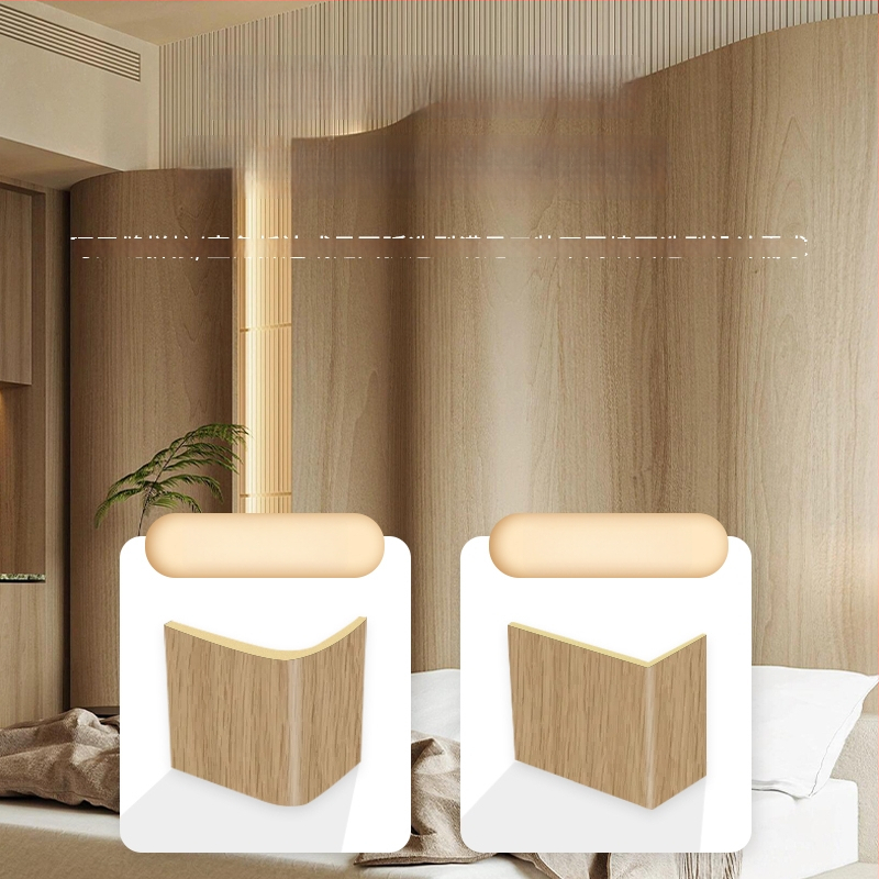 Medžio fanerinis sienos panelė su bambuko pluoštu ir bambuko anglimis, be siūlių fono – modelis Wood veneer, stilius Seamless, prekė Yiming