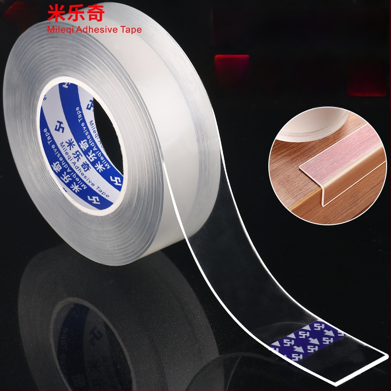 Silikono kampų apsaugos juostelė, Nano Tape serija, Milky ženklas, vandens pagrindo klijai su akrilo sistema, pločio/ilgio/storio reguliavimas, lengvai atplėšiama