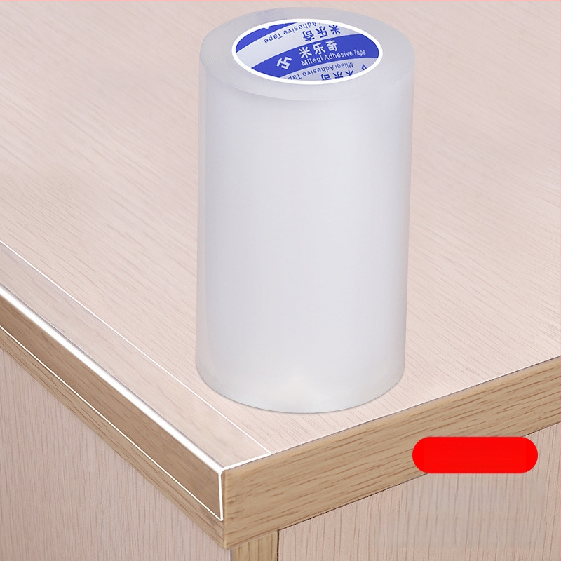 Silikono kampų apsaugos juostelė, Nano Tape serija, Milky ženklas, vandens pagrindo klijai su akrilo sistema, pločio/ilgio/storio reguliavimas, lengvai atplėšiama