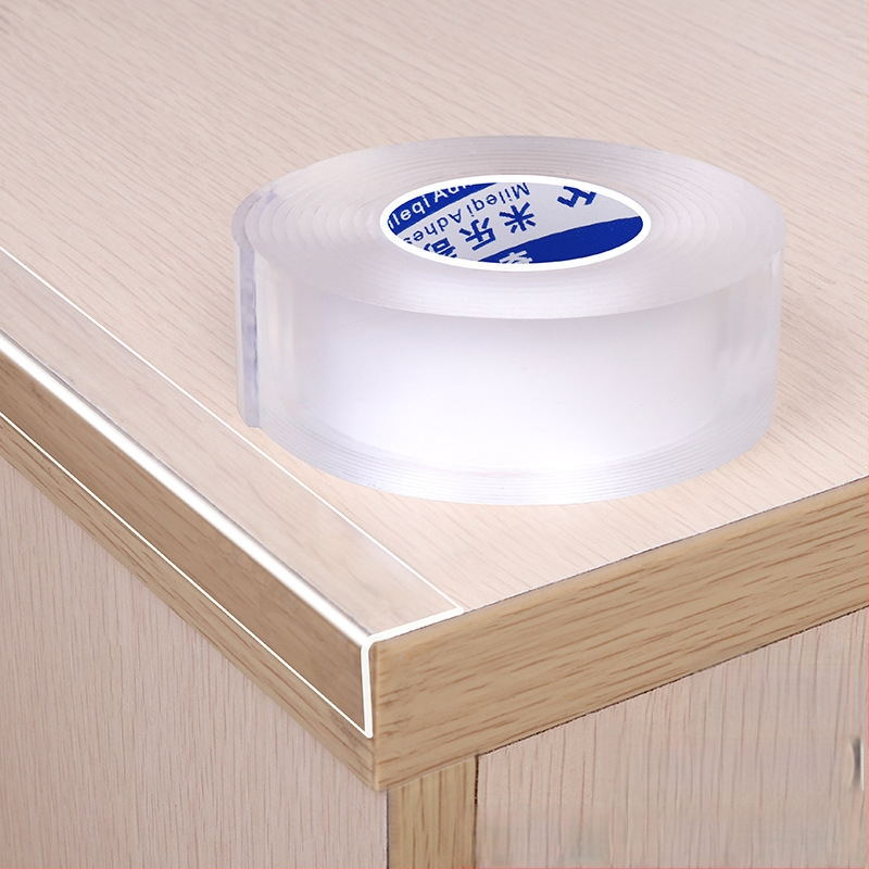 Silikono kampų apsaugos juostelė, Nano Tape serija, Milky ženklas, vandens pagrindo klijai su akrilo sistema, pločio/ilgio/storio reguliavimas, lengvai atplėšiama