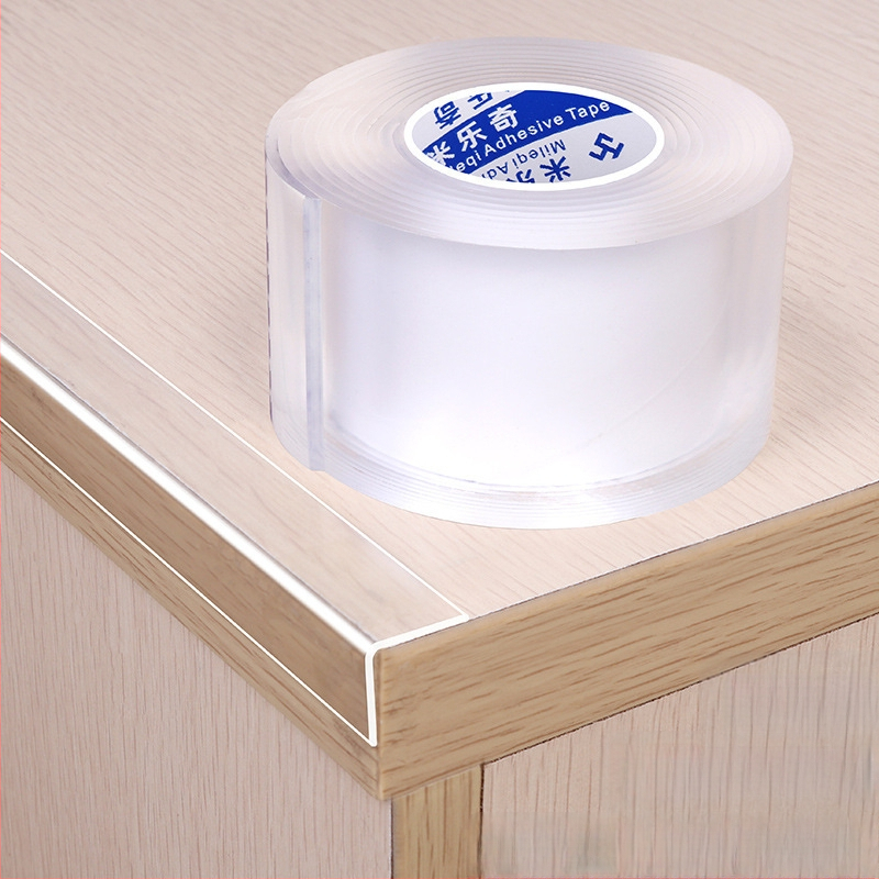 Silikono kampų apsaugos juostelė, Nano Tape serija, Milky ženklas, vandens pagrindo klijai su akrilo sistema, pločio/ilgio/storio reguliavimas, lengvai atplėšiama