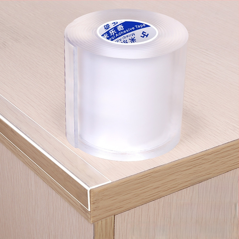 Silikono kampų apsaugos juostelė, Nano Tape serija, Milky ženklas, vandens pagrindo klijai su akrilo sistema, pločio/ilgio/storio reguliavimas, lengvai atplėšiama