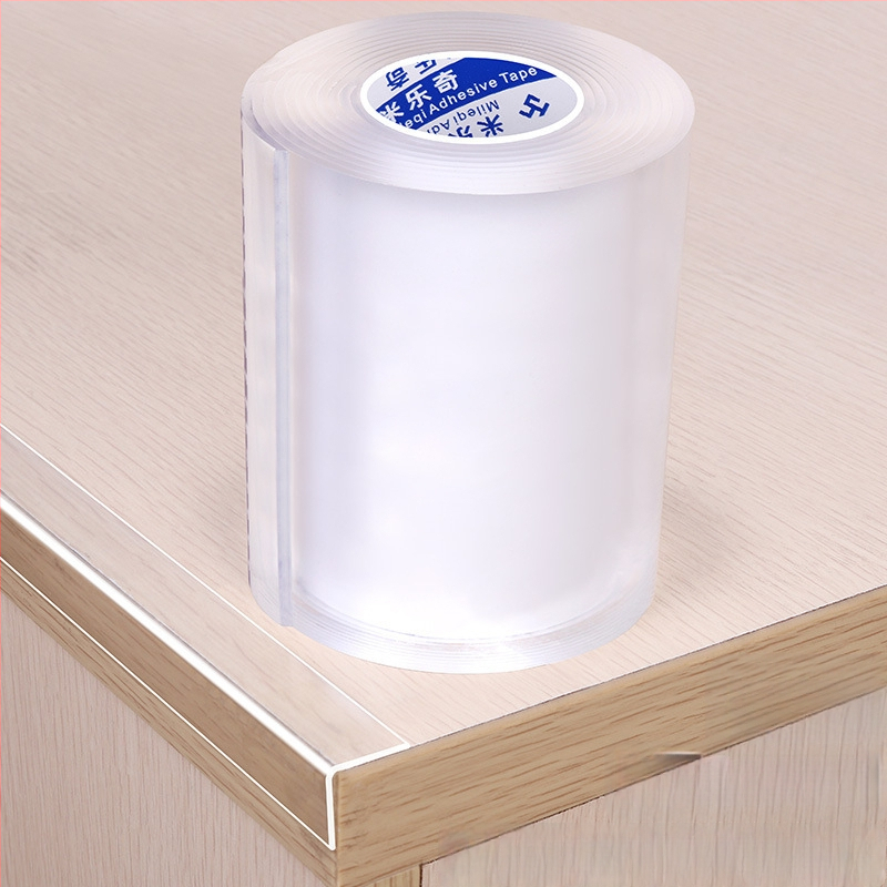 Silikono kampų apsaugos juostelė, Nano Tape serija, Milky ženklas, vandens pagrindo klijai su akrilo sistema, pločio/ilgio/storio reguliavimas, lengvai atplėšiama