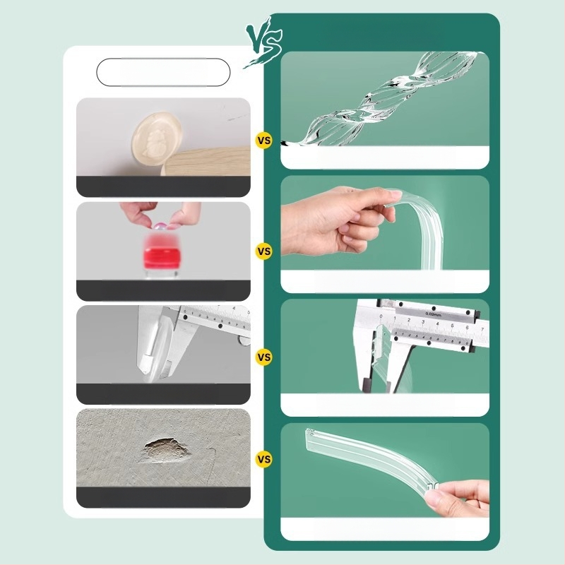 Silikona aizsardzība ledusskapja durvīm, roktura buferis, klusa darbība, nodilumizturīga