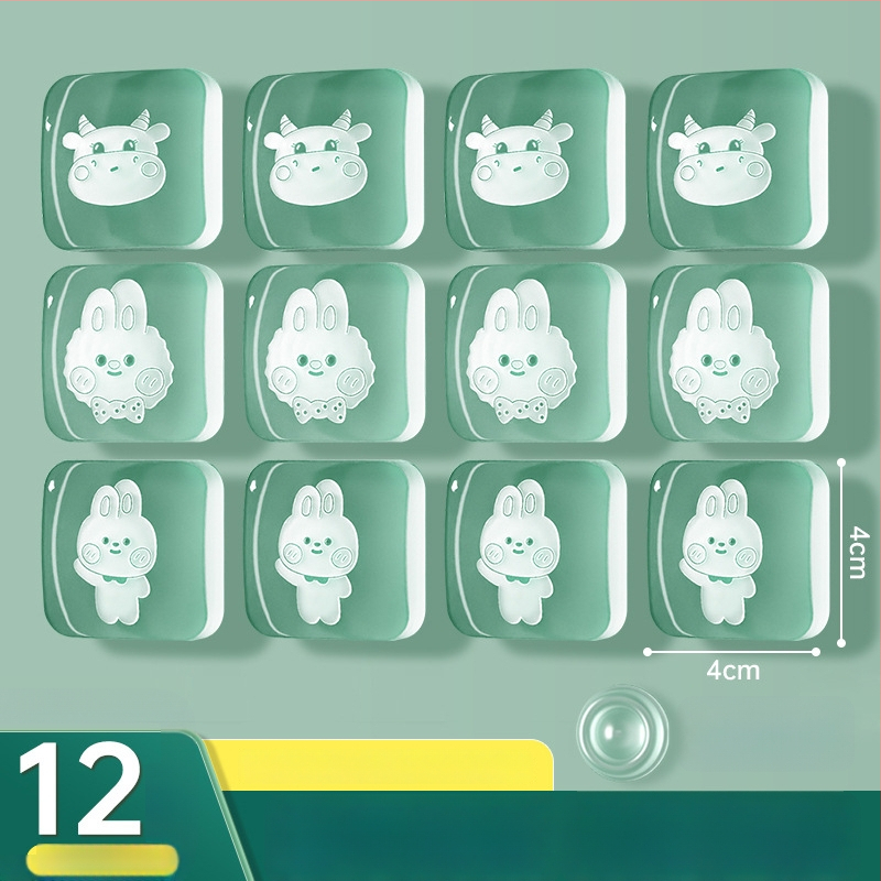 Silikona aizsardzība ledusskapja durvīm, roktura buferis, klusa darbība, nodilumizturīga