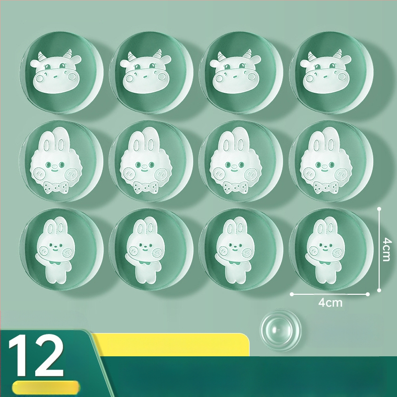 Silikona aizsardzība ledusskapja durvīm, roktura buferis, klusa darbība, nodilumizturīga