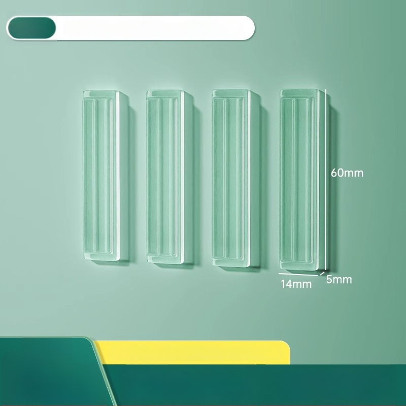 Silikona aizsardzība ledusskapja durvīm, roktura buferis, klusa darbība, nodilumizturīga