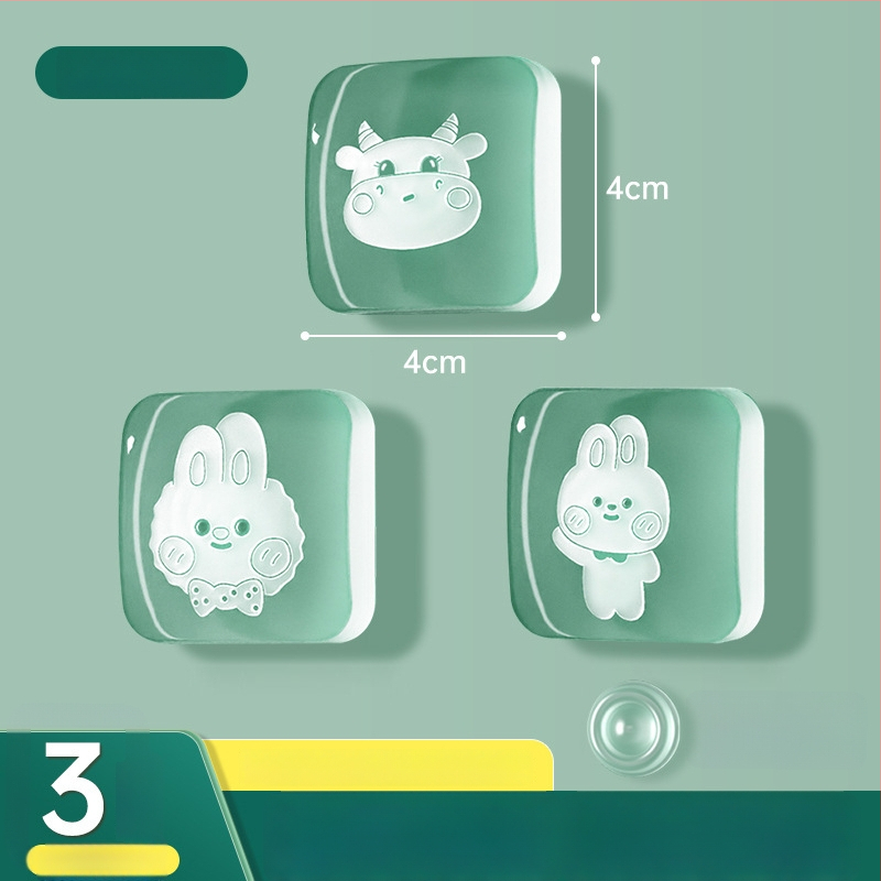 Silikona aizsardzība ledusskapja durvīm, roktura buferis, klusa darbība, nodilumizturīga