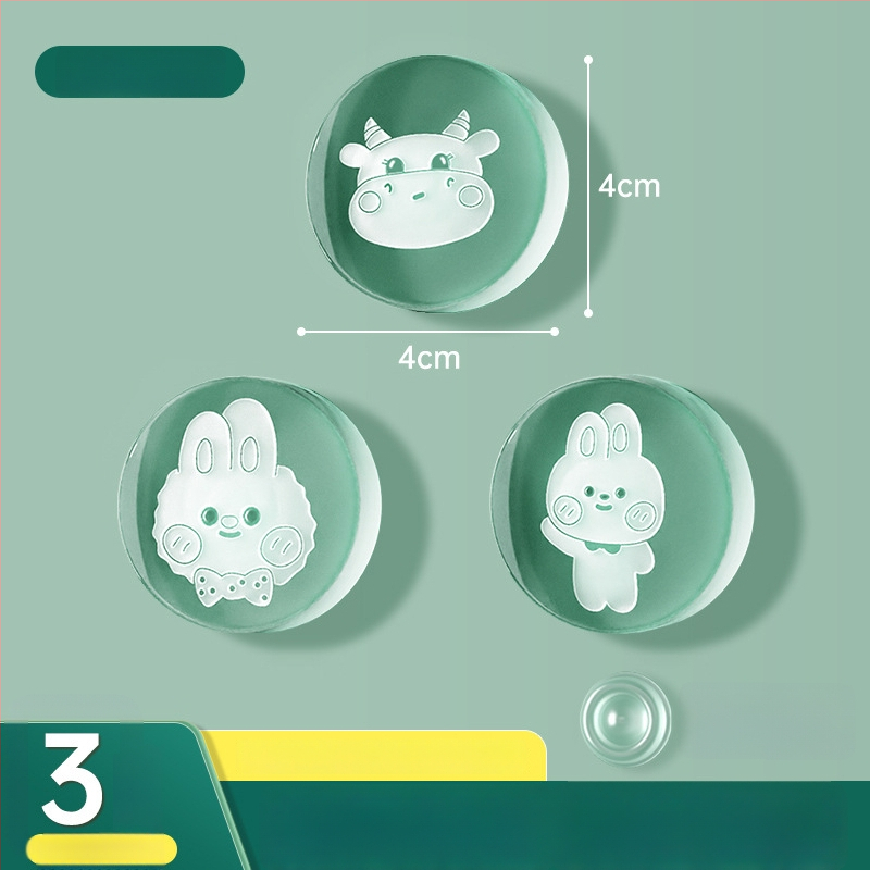 Silikona aizsardzība ledusskapja durvīm, roktura buferis, klusa darbība, nodilumizturīga