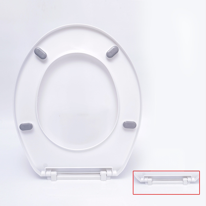 Toaletės dangtelis su lėtu uždarymu; UOV tipo; iš PP plokštės; U formos; skylučių atstumas 8–25 mm