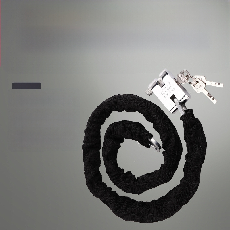 Keti lukustus jalgrattade ja mootorrataste jaoks – Flat Ring, mudel 5566, raua materjal, kaasaegne minimalistlik disain