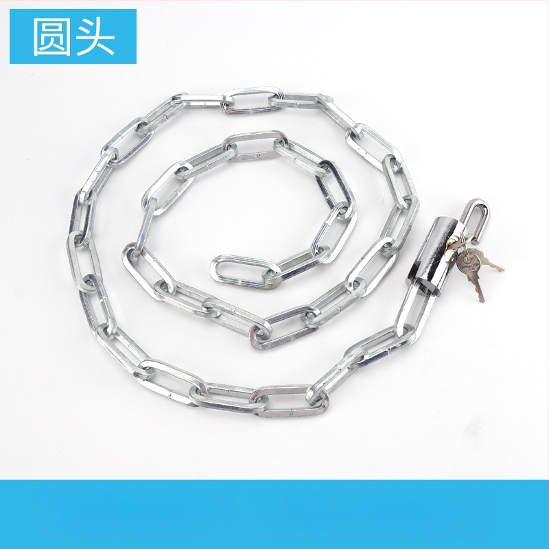 Keti lukustus jalgrattade ja mootorrataste jaoks – Flat Ring, mudel 5566, raua materjal, kaasaegne minimalistlik disain