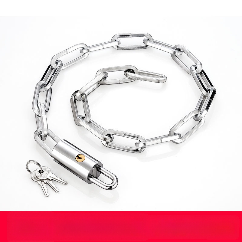 Ahelalukk, millel on varguse ja lõikamise vastane kaitse, terasest, mudel 698573, Guangzhou Jingli, sobib kolmerattalistele sõidukitele, jalgratastele, mootorratastele ja elektrijalgratastele, kaasaegne minimalistlik disain.