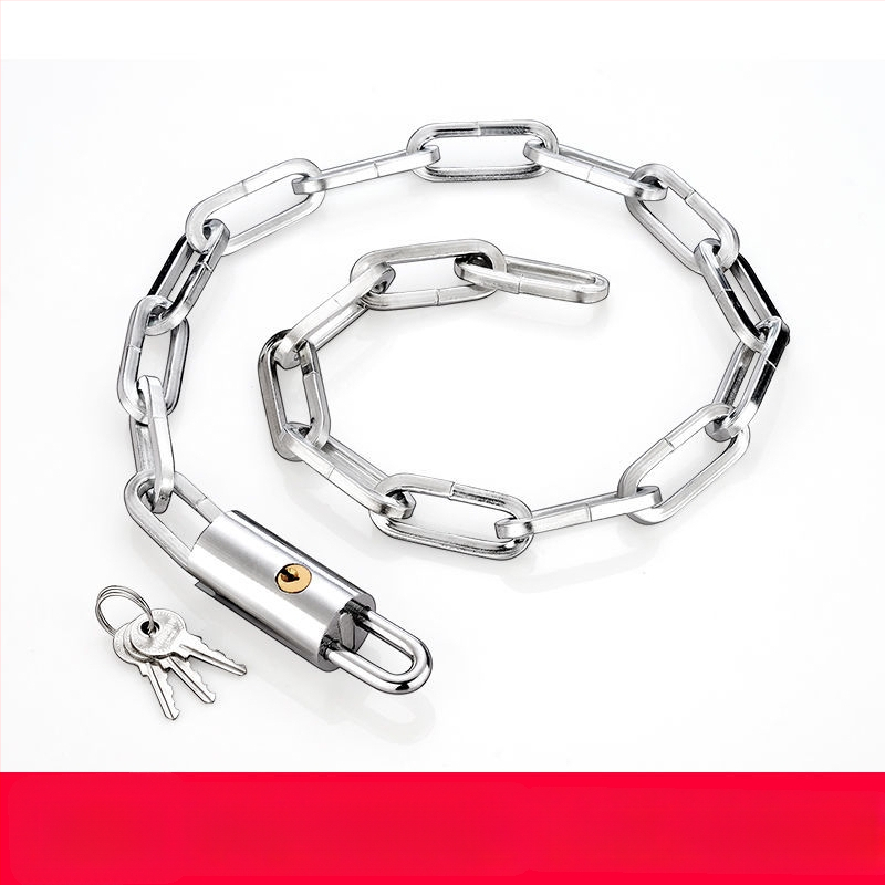 Ahelalukk, millel on varguse ja lõikamise vastane kaitse, terasest, mudel 698573, Guangzhou Jingli, sobib kolmerattalistele sõidukitele, jalgratastele, mootorratastele ja elektrijalgratastele, kaasaegne minimalistlik disain.