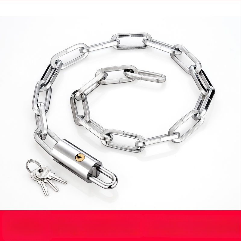 Ahelalukk, millel on varguse ja lõikamise vastane kaitse, terasest, mudel 698573, Guangzhou Jingli, sobib kolmerattalistele sõidukitele, jalgratastele, mootorratastele ja elektrijalgratastele, kaasaegne minimalistlik disain.