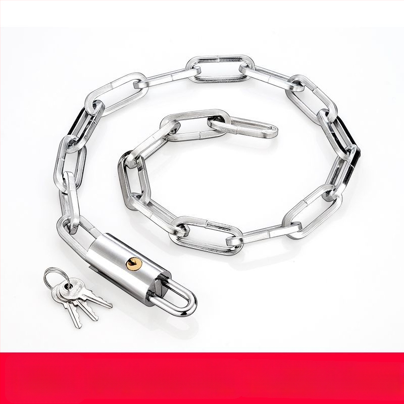 Ahelalukk, millel on varguse ja lõikamise vastane kaitse, terasest, mudel 698573, Guangzhou Jingli, sobib kolmerattalistele sõidukitele, jalgratastele, mootorratastele ja elektrijalgratastele, kaasaegne minimalistlik disain.