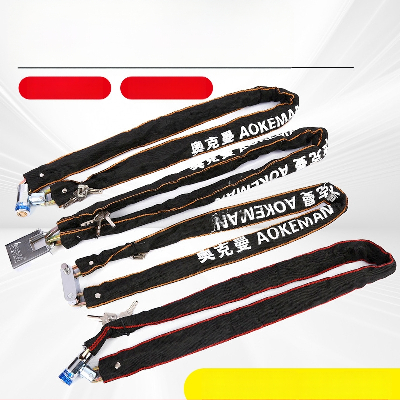 Ockman paksu tekstiilmähisega kettlukust mangaanterasest, mudel 5100, sobib jalgratastele, motorollidele, elektrisõidukitele ja ustele