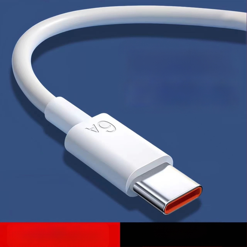 Sanxi 6A greito įkrovimo duomenų kabelis — USB-C/Lightning/Micro-USB (daugiainterfeisių), TPES medžiaga